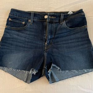 Levi’s Dark Wash Shorts